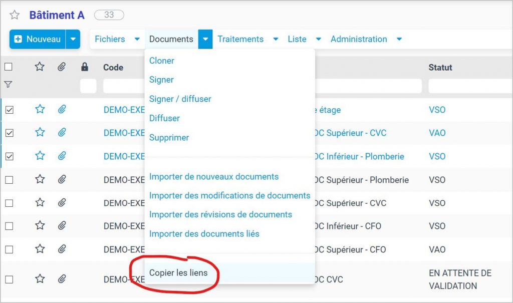 Référencer un document Mezzoteam